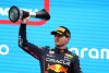 BUDAPEST, HUNGARY - JULY 31: Race winner Max Verstappen of the Netherlands and Oracle Red Bull Racing celebrates on the podium during the F1 Grand Prix of Hungary at Hungaroring on July 31, 2022 in Budapest, Hungary. (Photo by Francois Nel/Getty Images) // Getty Images / Red Bull Content Pool // SI202207310467 // Usage for editorial use only //